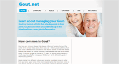 Desktop Screenshot of gout.net